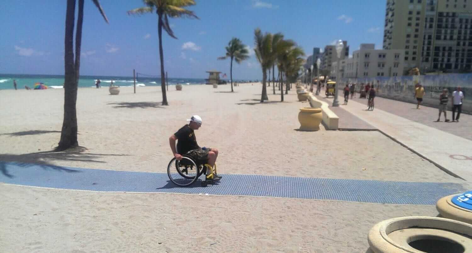 Florida's Hollywood Beach is Wheel Chair Accessible Visit Hollywood